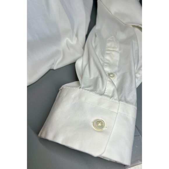 James Perse Mens Button up Shirt  size 4 XL MATTE STRETCH POPLIN DRESS SHIRT - Picture 9 of 10
